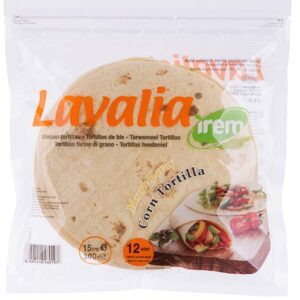 LAVALIA Τορτίγιες 15cm Αλεύρι 12 τμχ. 360g